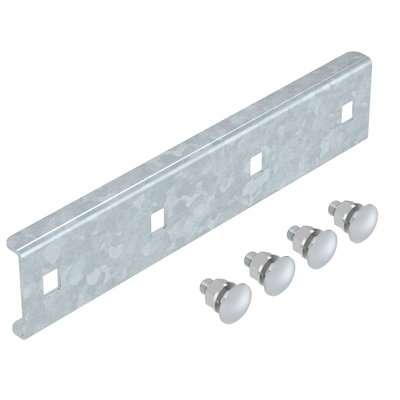 União reta com parafusos para escada SLZ e SL 62 210x62 Aço Galvanizado por imersão a quente após maquinação zinco