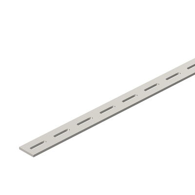 Perfil de suspensão perfurado 40x5x3000 Aço inoxidável, livre de ferrugem 1.4301 A2 1.4301 brilhante, pós-tratamento aço inoxidável
