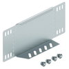Topo/Redução para caminho de cabos em chapa 110x600 Aço Galvanizado por imersão a quente após maquinação 85µm zinco