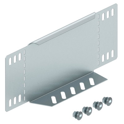 Topo/Redução para caminho de cabos em chapa 110x600 Aço Galvanizado por imersão a quente após maquinação 85µm zinco