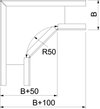 Ângulo 90° horizontal 60x50 Aço Galvanizado por imersão a quente após maquinação zinco