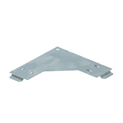 90° bend cover B50mm Aço Galvanizado por imersão a quente após maquinação zinco