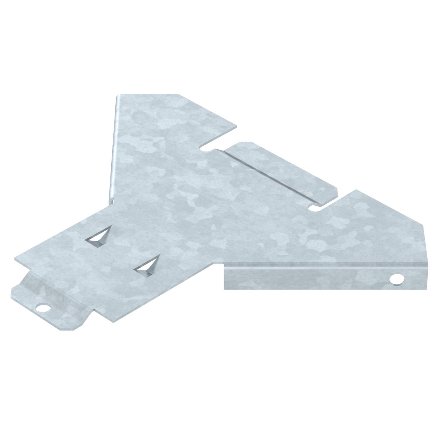 Cover for Add-on tee B50mm Aço Galvanizado por imersão a quente após maquinação zinco