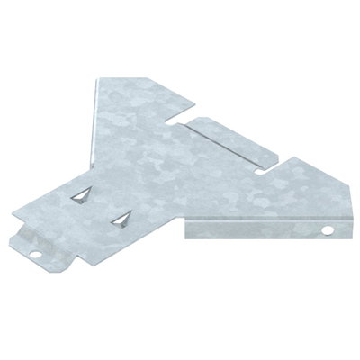 Cover for Add-on tee B50mm Aço Galvanizado por imersão a quente após maquinação zinco