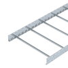 Cable ladder unperforated rung, welded 110x800x3000 Aço Galvanizado por imersão a quente após maquinação 85µm zinco