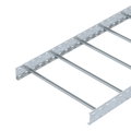 Cable ladder unperforated rung, welded 110x800x3000 Aço Galvanizado por imersão a quente após maquinação 85µm zinco