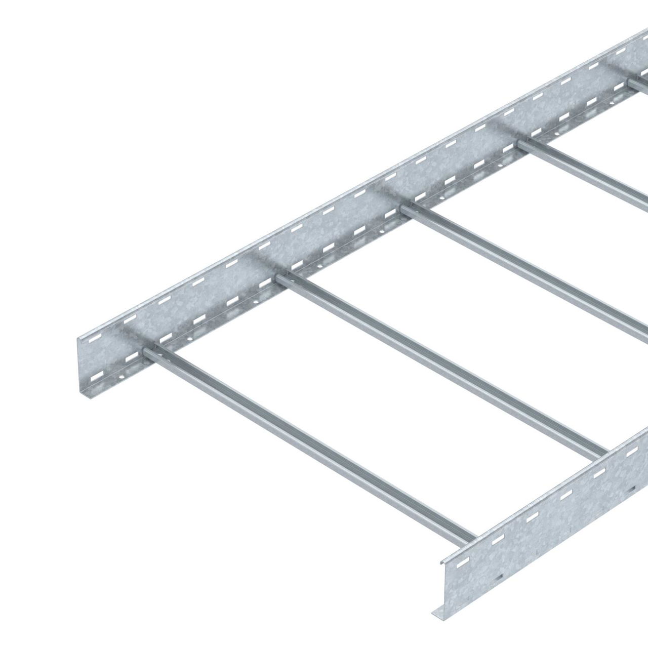 Cable ladder unperforated rung, welded 110x800x3000 Aço Galvanizado por imersão a quente após maquinação 85µm zinco