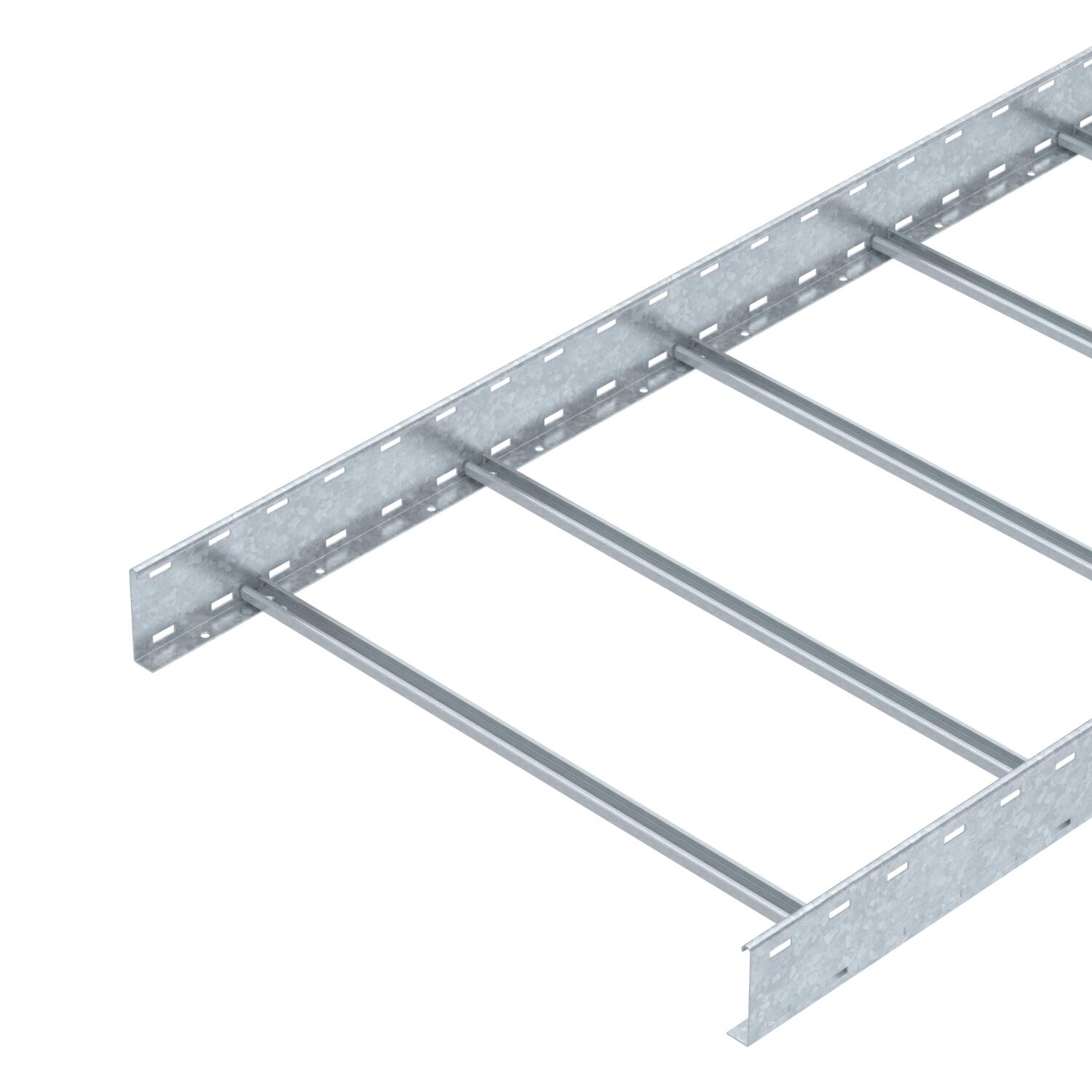 Cable ladder unperforated rung, welded 110x800x3000 Aço Galvanizado por imersão a quente após maquinação 85µm zinco