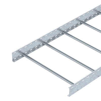 Cable ladder unperforated rung, welded 110x800x3000 Aço Galvanizado por imersão a quente após maquinação 85µm zinco
