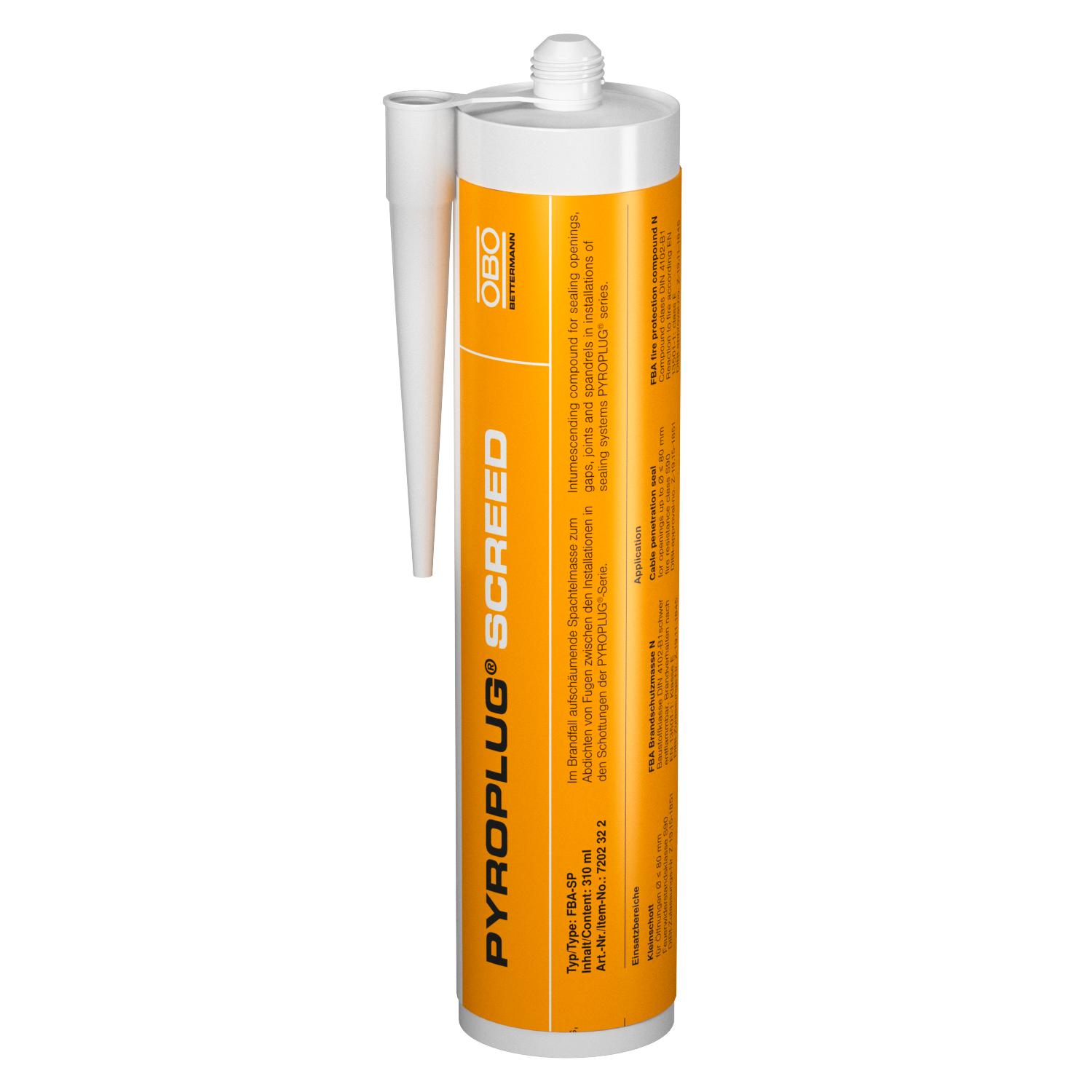 Massa de enchimento em cartuchos 310ml material expansivo castanho