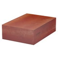 Bloco de espuma intumescente 200x144x60mm Material alveolar com elasticidade duradoura e com poros fechados castanho