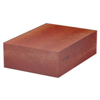 Bloco de espuma intumescente 200x144x60mm Material alveolar com elasticidade duradoura e com poros fechados castanho