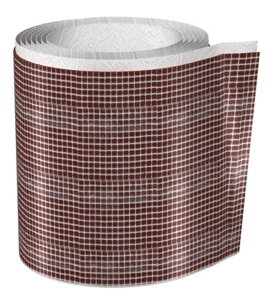 Fita intumescente material expansivo castanho