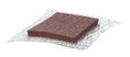 Bloco em vácuo intumescente 200x144x25mm Material alveolar com elasticidade duradoura e com poros fechados castanho