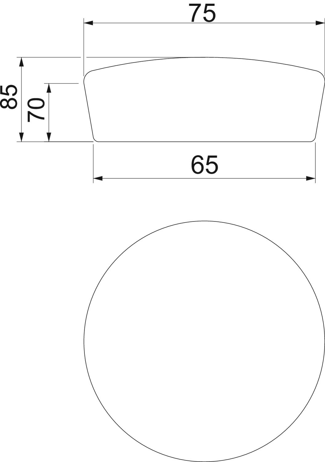 Tampão intumescente Ø65x70mm Material alveolar com elasticidade duradoura e com poros fechados castanho – Imagem 2 de 5