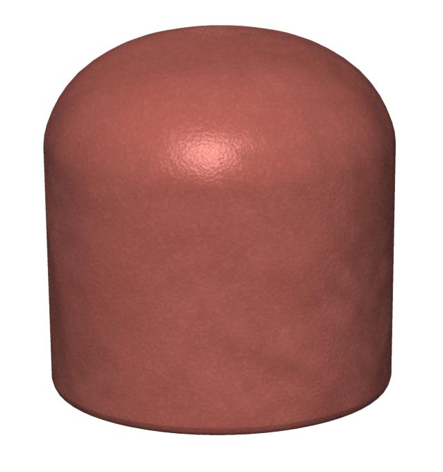 Tampão intumescente Ø78x70mm Material alveolar com elasticidade duradoura e com poros fechados castanho