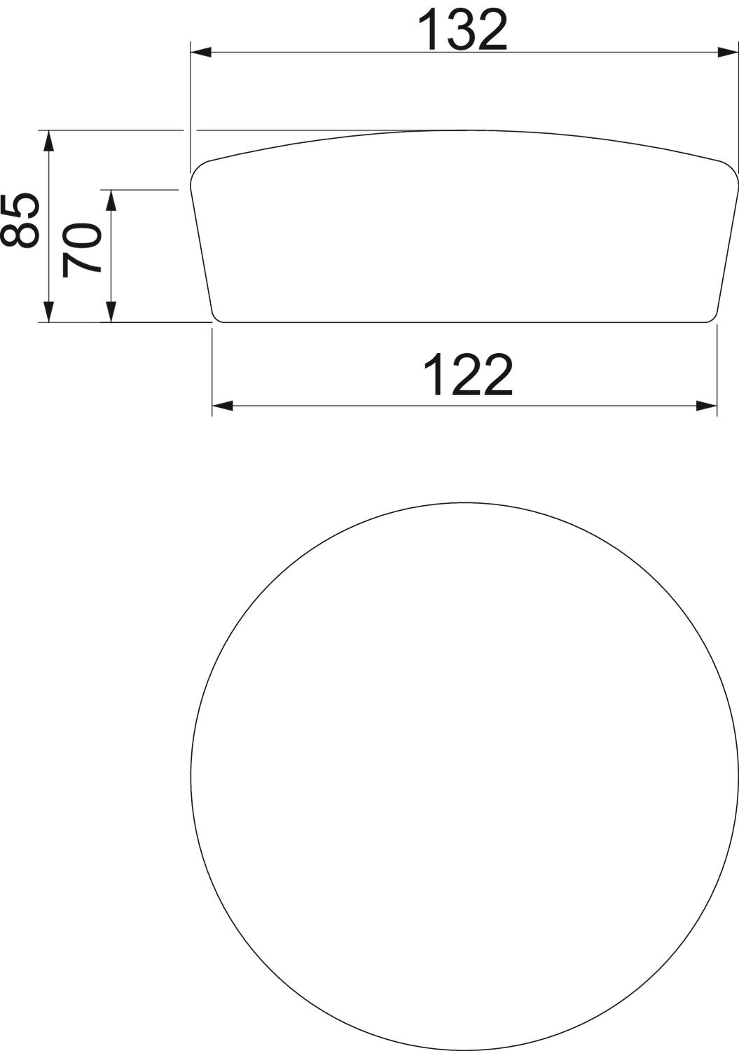 Tampão intumescente Ø122x70mm Material alveolar com elasticidade duradoura e com poros fechados castanho – Imagem 2 de 5