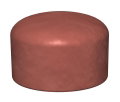 Tampão intumescente Ø122x70mm Material alveolar com elasticidade duradoura e com poros fechados castanho