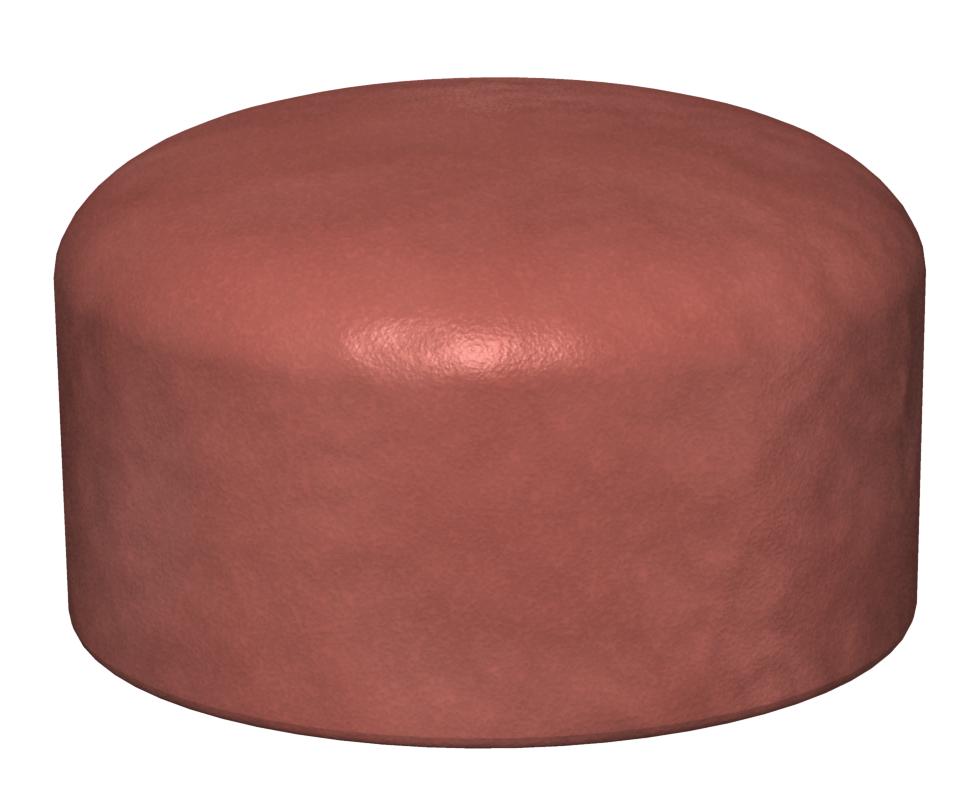 Tampão intumescente Ø134x70mm Material alveolar com elasticidade duradoura e com poros fechados castanho