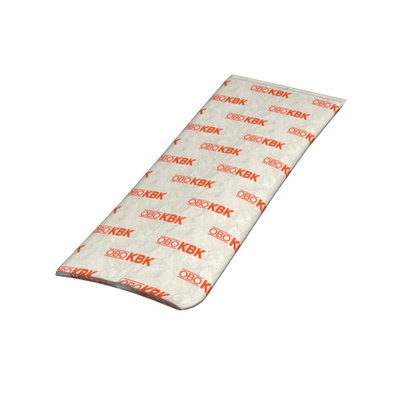 Almofada de selagem Pequena 350x120x10mm tecido de fibra de vidro com enchimento especial de protecção contra incêndios cinzento