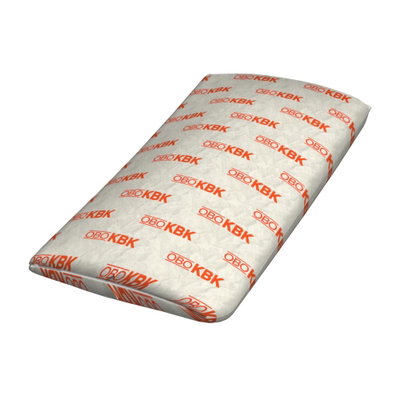 Almofada de selagem Grande 350x170x40mm tecido de fibra de vidro com enchimento especial de protecção contra incêndios cinzento