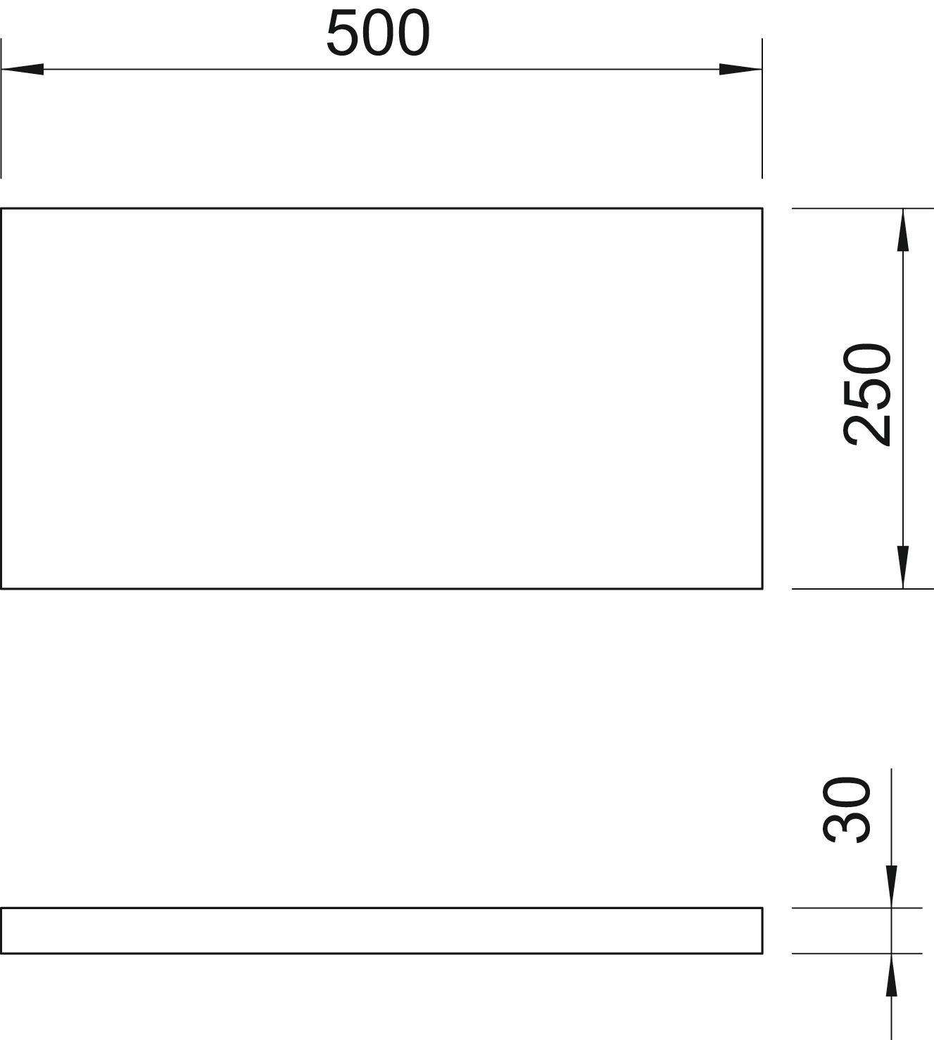 Placa de silicato de cálcio para proteção contra incêndio 500x250x30mm silicato de cálcio branco – Imagem 2 de 5