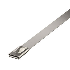 Strip clip 7,9x300 Aço inoxidável, livre de ferrugem 1.4301 A2 1.4301 brilhante, pós-tratamento aço inoxidável