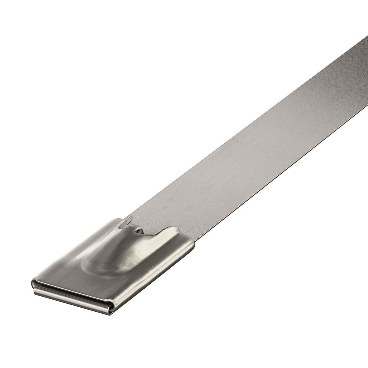 Abraçadeira metálica 12x750 Aço inoxidável, livre de ferrugem A2 1.4301 brilhante, pós-tratamento aço inoxidável