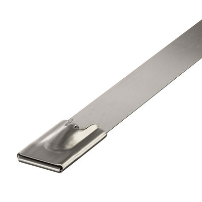 Strip clip 12x1000 Aço inoxidável, livre de ferrugem 1.4301 A2 1.4301 brilhante, pós-tratamento aço inoxidável