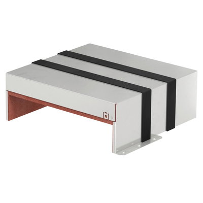 Caixa antifogo de 3 lados com selagem intumescente 300x323x116 Aço inoxidável, livre de ferrugem A2 1.4301 brilhante, pós-tratamento aço inoxidável