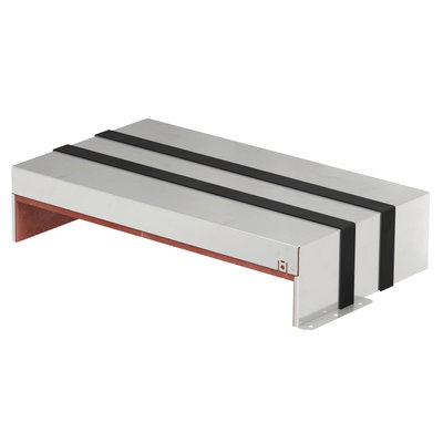 Caixa antifogo de 3 lados com selagem intumescente 300x523x116 Aço inoxidável, livre de ferrugem A2 1.4301 brilhante, pós-tratamento aço inoxidável