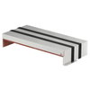 Caixa antifogo de 3 lados com selagem intumescente 300x623x116 Aço inoxidável, livre de ferrugem A2 1.4301 brilhante, pós-tratamento aço inoxidável