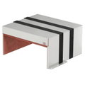 Caixa antifogo de 3 lados com selagem intumescente 300x323x166 Aço inoxidável A2 1.4113 brilhante, pós-tratamento aço inoxidável