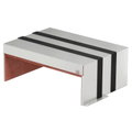 Caixa antifogo de 3 lados com selagem intumescente 300x423x166 Aço inoxidável A2 1.4113 brilhante, pós-tratamento aço inoxidável
