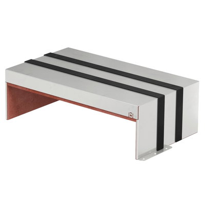 Caixa antifogo de 3 lados com selagem intumescente 300x523x166 Aço inoxidável A2 1.4113 brilhante, pós-tratamento aço inoxidável