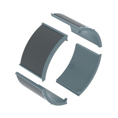 Fire protection retrofit set for airtight cavity wall box Ø68mm, H47mm material expansivo cinzento