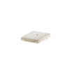 Placa antifogo perfurada 150x120x20 Betão leve de fibra de vidro cinzento