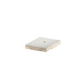 Placa antifogo perfurada 150x120x20 Betão leve de fibra de vidro cinzento