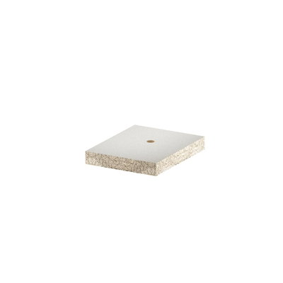 Placa antifogo perfurada 150x120x20 Betão leve de fibra de vidro cinzento