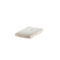 Placa antifogo perfurada 190x120x20 Betão leve de fibra de vidro cinzento