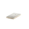 Placa antifogo perfurada 220x120x20 Betão leve de fibra de vidro cinzento