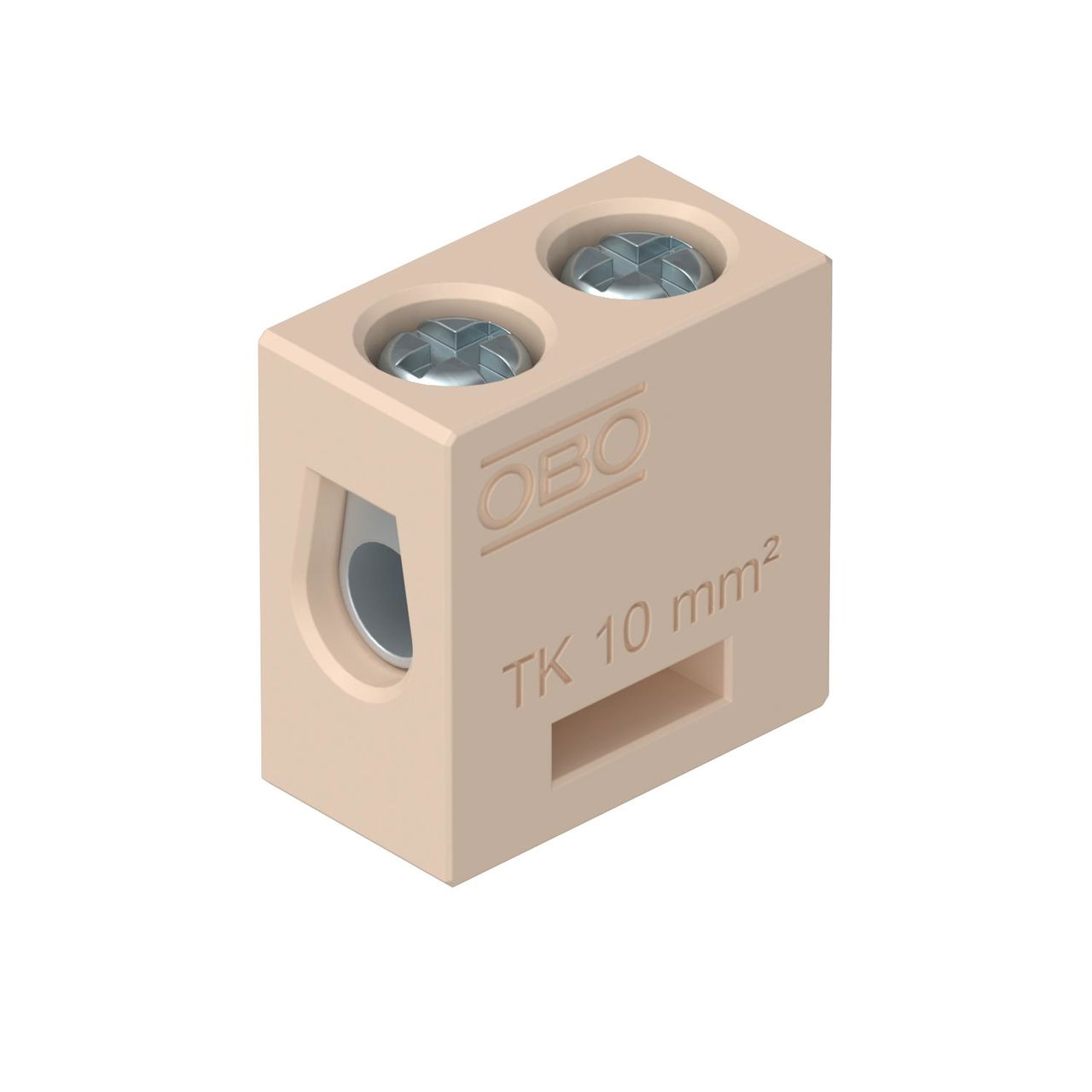 Borne cerâmico para FireBox T 10 mm² Esteatite creme