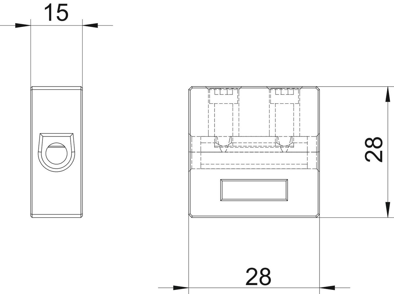 Borne cerâmico para FireBox T 16 mm² Esteatite creme – Imagem 2 de 3
