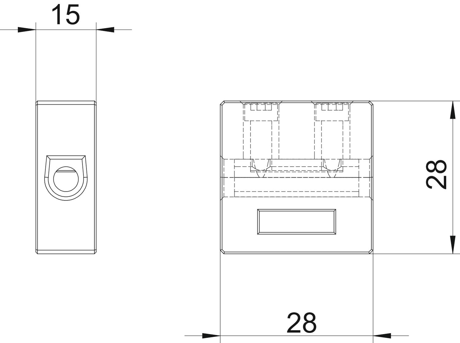 Borne cerâmico para FireBox T 16 mm² Esteatite creme – Imagem 2 de 3