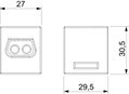 Borne cerâmico para FireBox T 16 mm² Esteatite creme