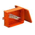 Caixa de derivação para manutenção de funções 240x190x95 Polipropileno cor-de-laranja pastel RAL 2003