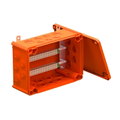 Caixa de derivação para manutenção de funções 285x201x120 Polipropileno cor-de-laranja pastel RAL 2003