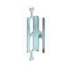 Suporte vertical para ducto antifogo 20x20 Aço galvanizado pelo método Sendzimir zinco