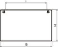Ducto de instalação metálico com tecido antifogo 120x200x2000 Aço galvanizado pelo método Sendzimir zinco