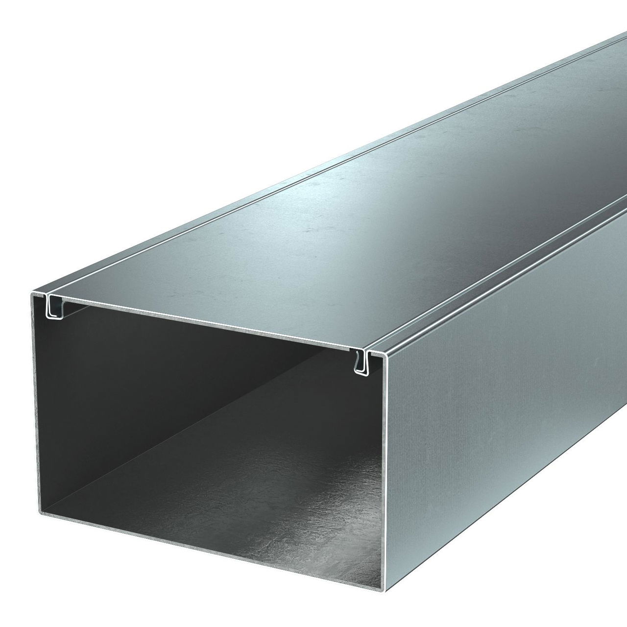 Ducto de instalação metálico com tecido antifogo 120x200x2000 Aço galvanizado pelo método Sendzimir zinco